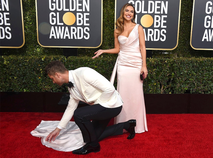 Chrishell Stause, Justin Hartley, 2019 Golden Globe Awards, Golden Globes, Candids